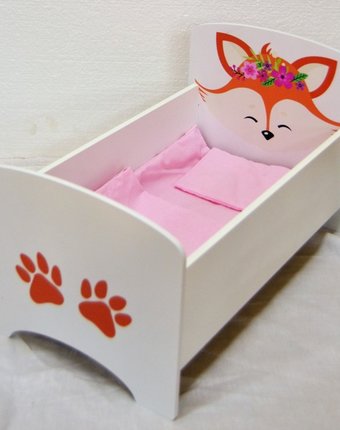 Миниатюра фотографии Кроватка для куклы коняша цветные сны элиза