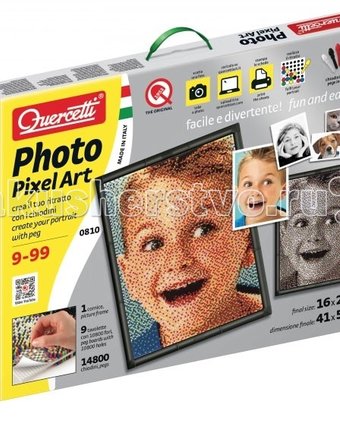 Quercetti Пиксельная мозаика Любимое фото (14800 элементов)