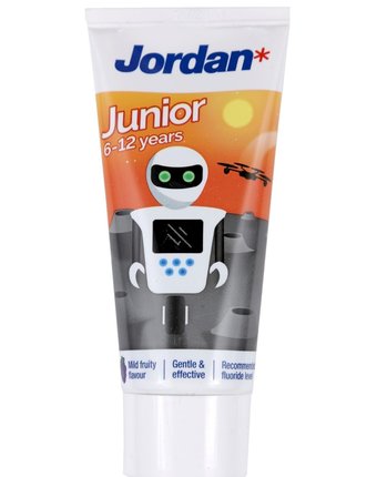 Миниатюра фотографии Детская зубная паста jordan junior 6-12, робот шт