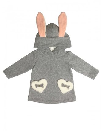 Soni Kids Джемпер с капюшоном для девочки Маленький кролик