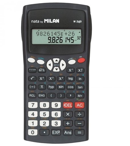 Milan M240 Калькулятор научный 10+2 разрядов 240 функций на батарейках ААА 1095850