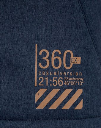 Миниатюра фотографии Куртка синяя демисезонная button blue