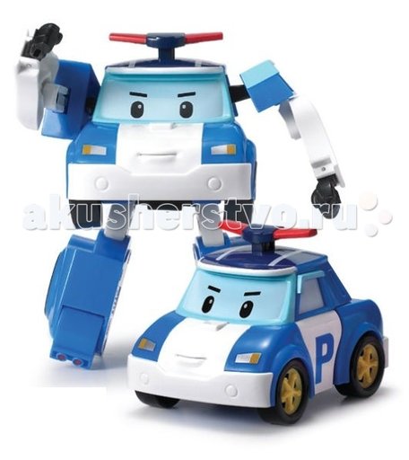 Робокар Поли (Robocar Poli) Полицейская машина Поли трансформер 12,5 см свет + инструменты