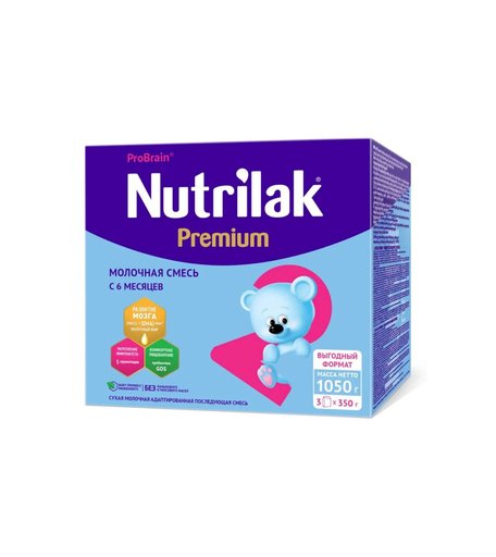Молочная смесь Nutrilak Premium, 1050 г с 6 месяцев