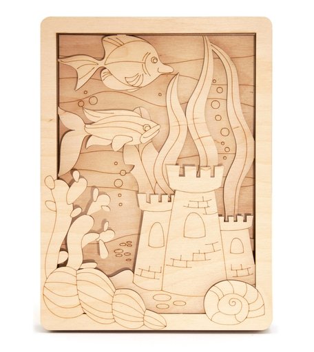 Сборная модель для раскрашивания Аквариум Орландо