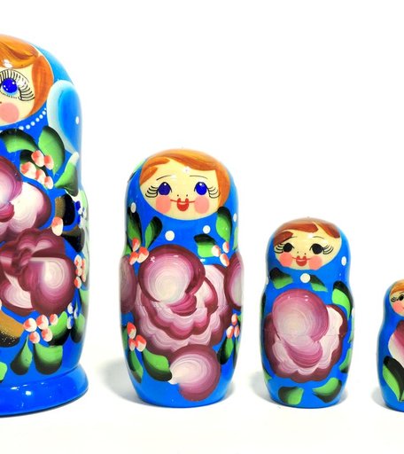 Матрешка Taowa Матрена в голубом