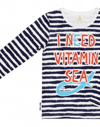 Миниатюра фотографии Lucky child лонгслив для мальчика vitamin sea
