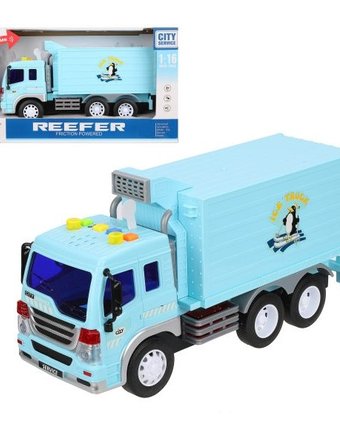 Миниатюра фотографии Наша игрушка машина инерционная грузовик wy300a