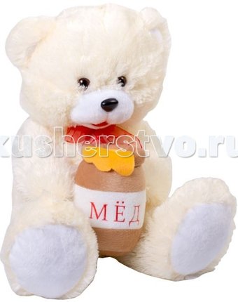 Миниатюра фотографии Мягкая игрушка нижегородская игрушка медведь с медом малый 44 см