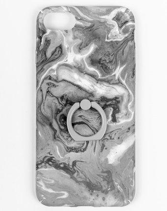 Серый чехол для IPhone 6/6S/7/8 с декором Gulliver