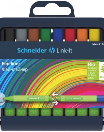 Schneider Набор капиллярных ручек Link-It 8 цветов