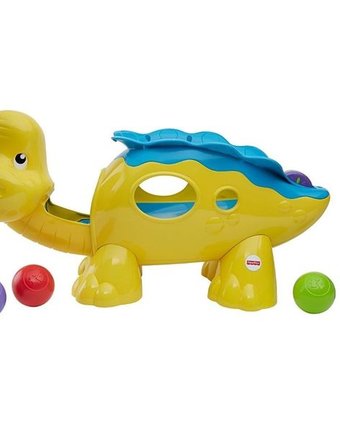 Миниатюра фотографии Развивающая игрушка fisher-price развиваемся и играем динозаврик