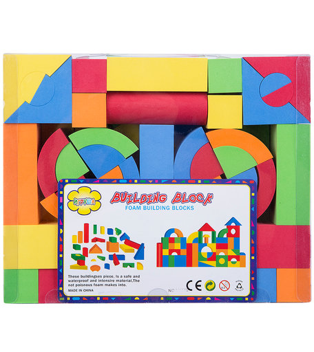 Мягкий блочный конструктор Игруша 108 деталей