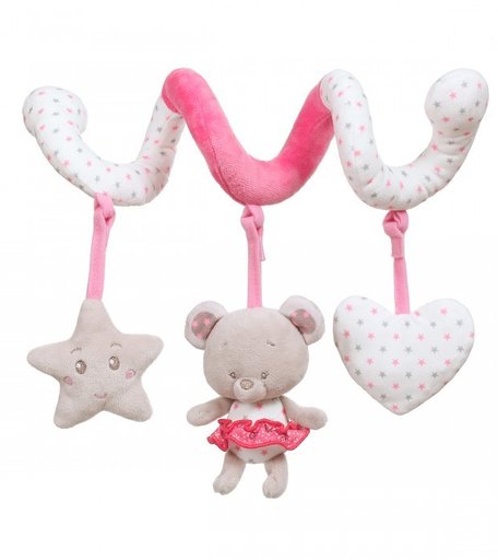 Подвесная игрушка BabyOno Спиралька Мишка Suzie