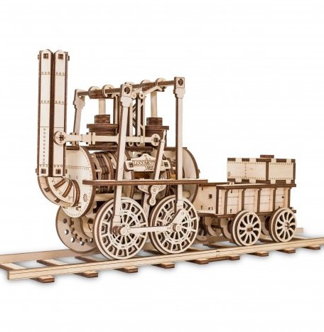 Eco Wood Art 3D EWA Локомотив
