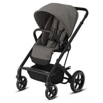 Коляска прогулочная Cybex Balios S Lux BLK, Soho Grey, серый