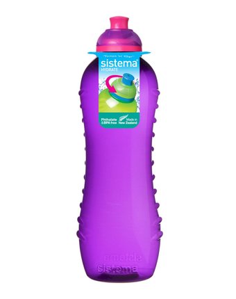 Миниатюра фотографии Sistema, бутылка для воды 620мл hydrate, фиолетовый