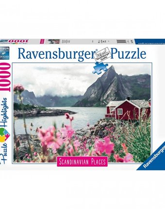 Миниатюра фотографии Ravensburger пазл рейне, лофотенские острова, норвегия (1000 элементов)