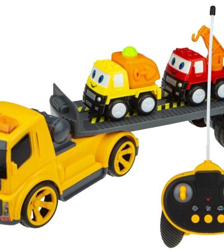 1 Toy Горстрой Машина тягач со стройтехникой на радиоуправлении