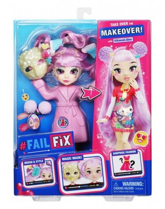 FailFix Игровой набор Кукла 2в1 Кавай Кьюти с аксессуарами