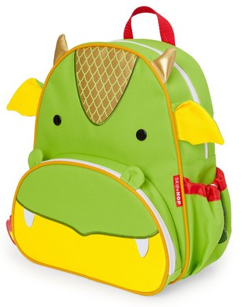Миниатюра фотографии Рюкзак детский "дракон" skip hop zoo, светло-зеленый