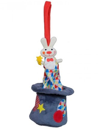 Миниатюра фотографии Мягкая игрушка ebulobo кролик в шляпе 31 см