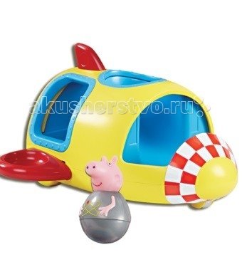 Свинка Пеппа (Peppa Pig) Игровой набор Ракета Пеппы-неваляшки