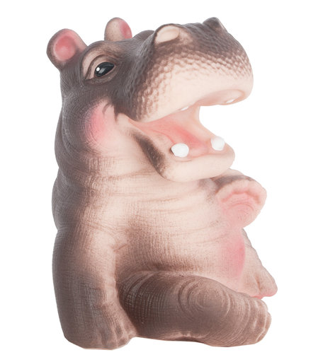 Мягкая игрушка Огонек Пищалка Бегемотик Тоша 11 см