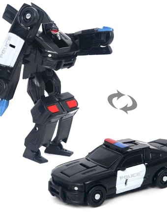 Миниатюра фотографии Трансформер robotron superforce робот-машина полиция