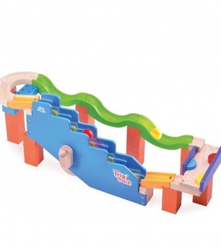 Деревянная игрушка Wonderworld динамический Trix-Track Наверх по ступеням