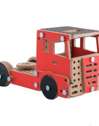 Миниатюра фотографии Деревянная игрушка сказка конструктор тягач
