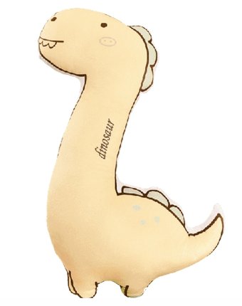 Мягкая игрушка Super01 Динозавр Динозавр 70 см цвет: желтый