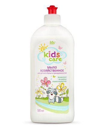 Жидкое мыло Iris Cosmetic хозяйственное для детского белья Kids Care, 500 мл
