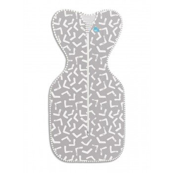 Комбинезон-мешок Love To Dream Swaddle UP Bamboo Lite S, 0.2 tog, серый