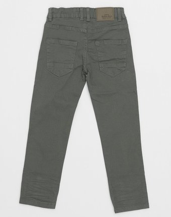 Миниатюра фотографии Темно-серые твиловые брюки button blue