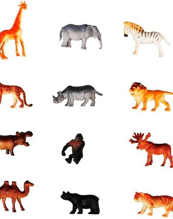Игровой набор 1Toy В мире животных Дикие животные