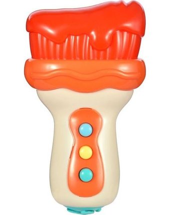 Миниатюра фотографии Развивающая игрушка жирафики кисточка, музыкальная 14 х 8 см