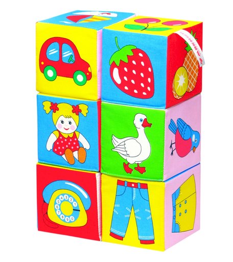 Кубики Мякиши Предметы