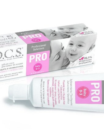 Зубная паста ROCS PRO Baby Минеральная защита и нежный уход