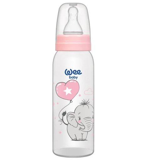 Бутылочка WeeBaby с узким горлышком Classic, с рождения, 250 мл