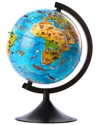 Глобус Globen Зоогеографический (детский) 210 мм