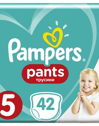 Трусики-подгузники Pampers Pants, р. 5, 12-17 кг, 42 шт