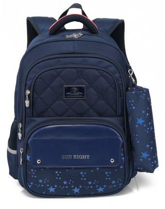 Миниатюра фотографии Sun eight рюкзак школьный с пеналом звезды se-2701