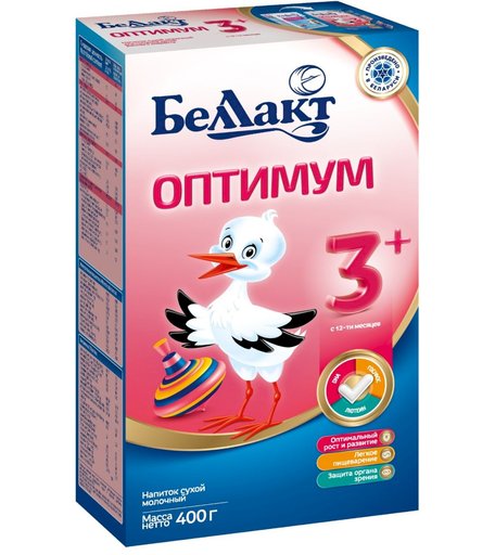 Молочная смесь Беллакт Оптимум 3 с 12 месяцев, 400 г