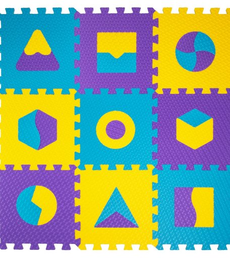 Коврик-пазл EVALINE Геометрия 3Д