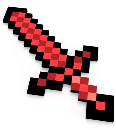 Pixel Crew Игрушечное оружие Меч 8 Бит пиксельный 60 см