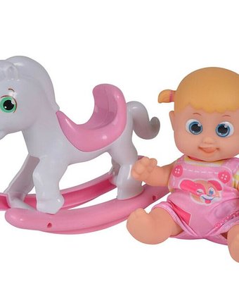 Миниатюра фотографии Bouncin' babies кукла бони с лошадкой-качалкой 16 см