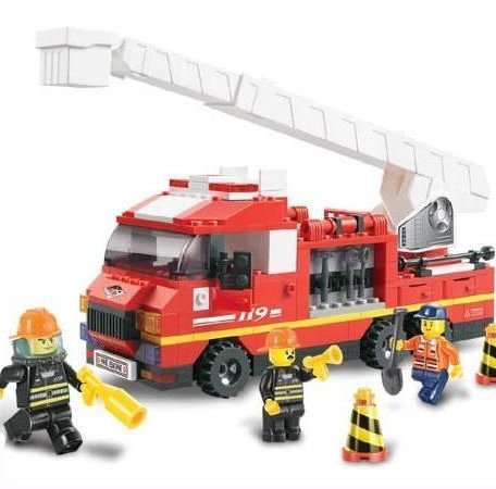 Конструктор Sluban BOX Пожарные спасатели M38-B0221R (270 элементов)