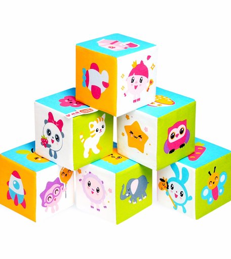 Кубики Мякиши Малышарики. Предметики