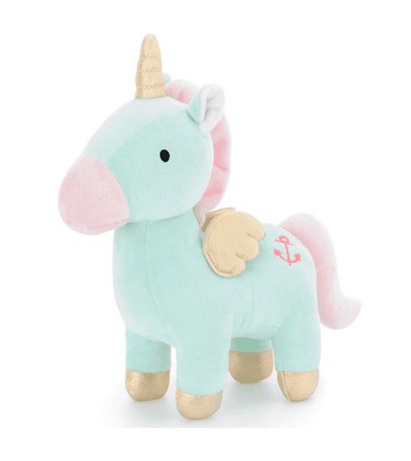 Мягкая игрушка Super01 Единорог Единорог 20 см цвет: голубой